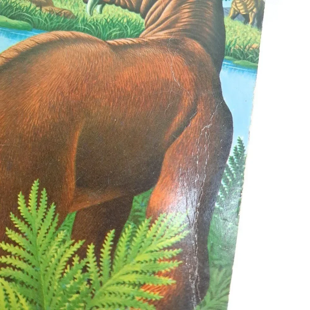 Vintage The How & Why Wonder‎ Book Of Prehistoric Mammals kids 1972 animals pics